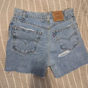Levi's Women's Classic Blue Denim Shorts